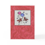 Art Glass Butterfly Card