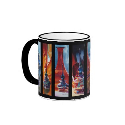Art Glass Watercolor Menagerie Mug by PaulJacksonart
