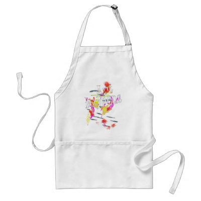 Art Happens: Paint Splashes Aprons by JaZilla