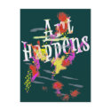 Art Happens: Paint Splashes postcards
