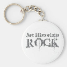 Art Historians Rock Keychains