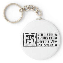Art History Survive Keychain