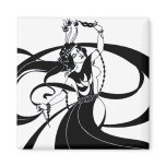 Art Illustration by Aubrey Beardsley Magnet