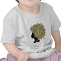 Art in my hair t-shirt