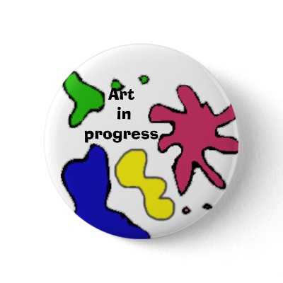 , Art in progress button by BuggsBunny964