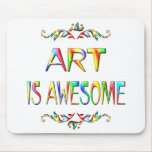 Art is Awesome Mouse Pads