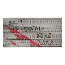 Art Is Dead Photo Card