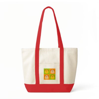 Art monkey tote bag by slamdunksapparel