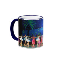 Art Mug: Sapphire Peacock Love. Menton Ballet