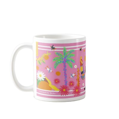 Art Mug: Summertime Garden II Cornwall by johndyergallery