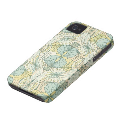 art nouveau abstract ornate pattern iPhone 4 cover
