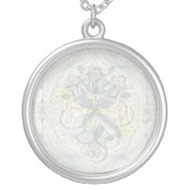 art nouveau abstract ornate pattern pendant