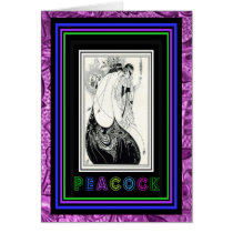 Art Nouveau ~ Aubrey Beardsley Card
