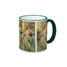 Art Nouveau ~ Autumn by Alphonse Mucha Coffee Mugs