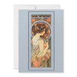 Art Nouveau Beautiful Bride Wedding Invitation