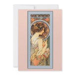 Art Nouveau Beautiful Bride Wedding Invitation