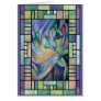 Art Nouveau Belly Dance (Portrait) Greeting Card