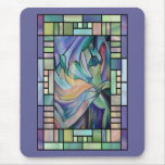 Art Nouveau Belly Dance (Portrait) Mouse Pads