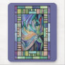 Art Nouveau Belly Dance (Portrait) Mouse Pads