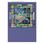Art Nouveau Bellydance (Square) Card