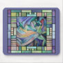 Art Nouveau Bellydance (Square) Mousepad