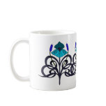 Art Nouveau Blue Iris Mug