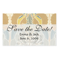 art nouveau bold flora design rectangle stickers