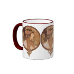 Art Nouveau - Byzantine Head, The Brunette Coffee Mug