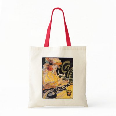 Art Nouveau Café Bag by VintageCabaret