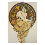Art Nouveau Greeting Card