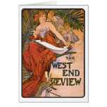 Art Nouveau Card: - Mucha - West End Review