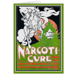 Art Nouveau Card: Narcoti-Cure -William H. Bradley