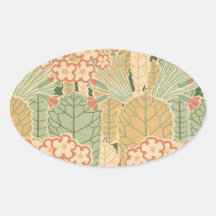 art nouveau celebration of harvest stickers