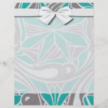 art nouveau celtic mandala pattern custom flyer