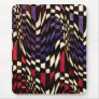 Art Nouveau Chequered Wave Pattern - Mousepad