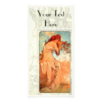 Art Nouveau Customized Photo Card