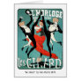 Art Nouveau Dance Image by Jules Cheret Card
