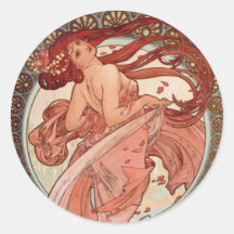 Art Nouveau - Dance Round Stickers
