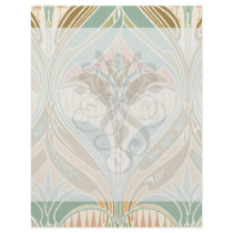 art nouveau decorative bliss pattern full colour flyer