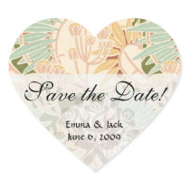 art nouveau decorative foliage floral sticker