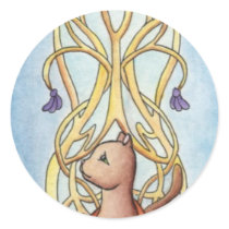 Art Nouveau Fairy Cat Stickers