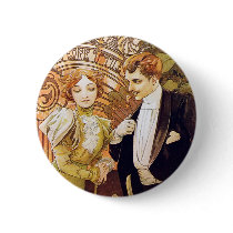 Art Nouveau Flirt Buttons