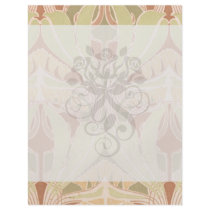 art nouveau floral art personalised flyer