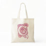 Art Nouveau Floral Monogram C Canvas Bags