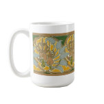 Art Nouveau Flower Border - Mug