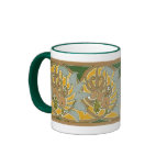 Art Nouveau Flower Border - Mug