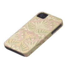 art nouveau flower elegant pattern iPhone 4 case