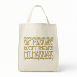 Art Nouveau Gay Marriage Canvas Bag