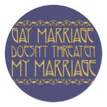 Art Nouveau Gay Marriage stickers