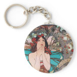 Art Nouveau Goddess keychains